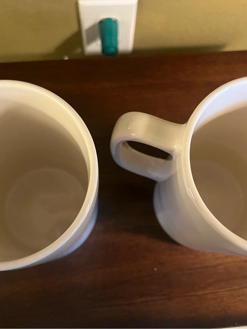 New Williams Sonoma Mugs Coffee Cups Pride Rainbow Open Mind Open Heart Trevor